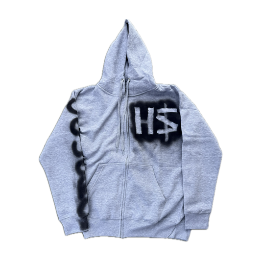 Spray Zip-Up (Grey)
